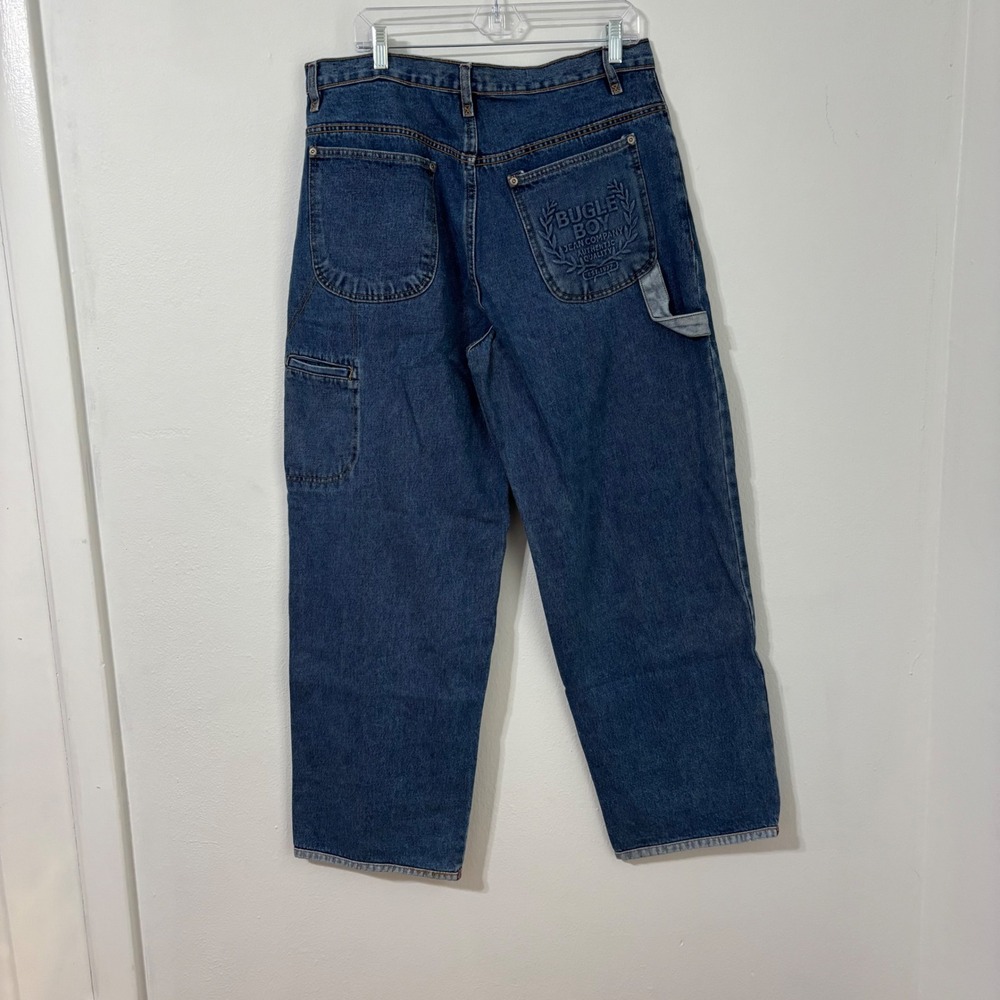VTG Bugle Boy Carpenter Jeans Skater 90s Gorpcore Utility Baggy Y2K Men 36x32